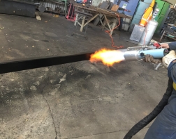 Thermoplastic Flame Spray Coating